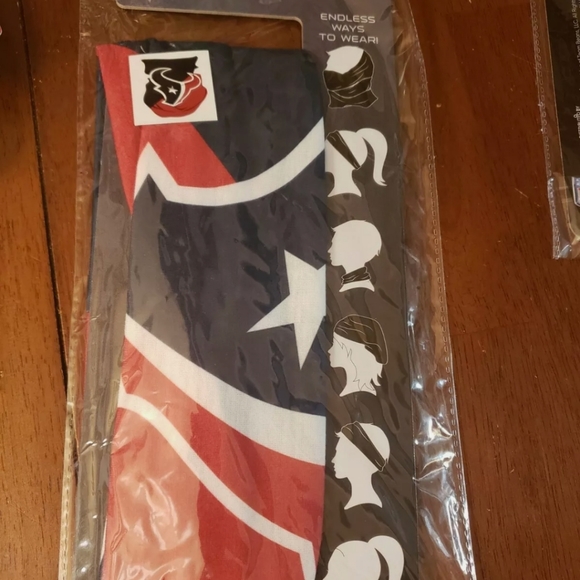 HOUSTON TEXANS Neck Gaiter Multi use-Unisex-Adult - Picture 4 of 4